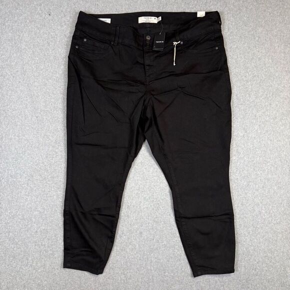 Brand New Torrid Denim Women's Size 24 Regular Button Fly Black Jeggings - Picture 1 of 10